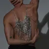 Kostümzubehör Mode sexy Liebe Rassonstone BH exquisite Nachtclub Party Kristall Brustkette Körperschmuckzubehör Accessoires