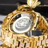 Hip Hop Diamond Iced Out mécanical VVS Moisanite Watch for Men Birthday Vintage Gift