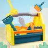Sabbia gioca ad acqua divertente vendita calda 8pcs per bambini giocattoli spiaggia tuta da carrello da spiaggia giocattolo giocattolo estivo giocattoli spiaggia giochi d'acqua giocate carrette di sabbia sandide d240429