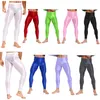 Frauen Höschen Herren glänzende Leggings sexy Männer Trailsanzuiten glänzende Lauf Yogamosen trainieren Sport Fitness Push Up Kompresse