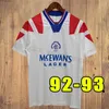 87 90 92 93 94 95 96 97 99 01 08 Glasgow Rangers FC Retro Soccer Jerseys Gerrard Gascoigne Laudrup Gerrard McCoist Футбольная форма 1982 82 83