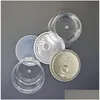 Food Savers Storage Containers Plastic kunnen blanco slanke slanke aluminium verpakking OEM 30G 50G 100 g transparant potcontainer Bottl Dh895