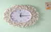 Boho Decor Creative Woven Frame Wall Clock Diy Simple Design Hanging Watch for Home Decorations Drop Clocks2151454