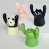 Śliczna kreskówka Pig Panda Cat Frog Shape Po Stand Memo Clip Card Uchwyt Komunikat Note Office Szkoła