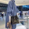 Shoulder Bags Black Tie Rivet Bucket Bags Women High Quality Letter Bag Designer Backpack Cute Purses and Handbags Luxury Backpack 240415