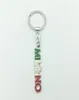 Keychains Fashion Tourist Souvenir Metal Bag Decoratie Geschenk Key Chains Alloy Milano Letters Keyring Fancy Keychain Premium9224919