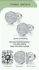 Jóias de prata de luxo Classic parafuso de volta 925 Sterling Silver Ice Out VVS Moissanite Diamond Women Stud Brincos