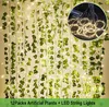 84ft 12pack Garland artificiel Green Leaf Vine Ivy Fake Plants Wall Artifici Rose Fleurs suspendues pour Garden Home Wedding 10292319398