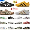 Designer Onitsukass Sneakers Tiger Running Shoes Mexico 66 Casual Shoes Womens Mens Black White Blue Yellow Beige Red Low Latex Combination Intersole Trainers Sports Sport