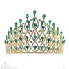 Tiaras Baroque Luxury Wedding Wedding Crown для женщин великолепные 4 цвета хрустальные свадебные тиары короны Тиары