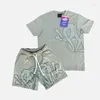 Herrspårets designer Mens Tracksuit Sya World Tshirts Set tee tryckt t -shirt kort y2k tees grafisk tshirt och shorts höft