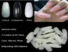 600pcsbag Ballerina Nail Art Tips transparentnatural faux cercueil ongles artistiques