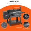 Vevor Portable Charcoal Grill Propane Gas Grilles avec couverture et charg Bob de fer robuste pour barbecue de cuisson en plein air 240429