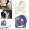 Electric Fans Air circulation fan portable cooling fan 4000mAh mini camping fan low noise electric air cooler 3-speed home office travelWX