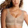 BRAS FALLSWT PLUS SIZE FOR WOMEN UNDERWEAR SEAMLESS BRAプッシュアップブラジャーランジェリーフロントクロージャーBralette S-5XL Y240426