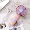 Elektrische fans Mini Portable Fans 3 Gear Handheld USB Oplaadbare ventilator Mini Desktop Air Cooler Outdoor Fan Cooling Travel Hand Fans D240429