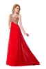 Vestidos de passarela Apliques de chiffon azul marinho vestidos de renda longa noite Red Uma linha Sexy Backless Party Prom Valings Formal Ochain Robe de Soire Y240426