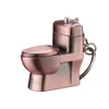 Creative And Playful Toilet Design, Iatable Lighter, Grinding Wheel Ignition Lighter, Keychain Pendant, Fashionable Lighter