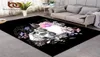 Bettingoutlet Zuckerschädel Teppiche groß für Wohnzimmer Blumenzimmer Schlafzimmer Teppiche nicht schlau