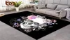 BEDDINGOUTLETE SUGAL SKULL CARPETS Большой для гостиной цветочной спальни коврики нельзя. Готический пол коврик для дома декор Alfombra Y203103910