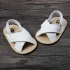 Sandales Sumborn de nouveau-nés sandales pu bébé semelle douce Tolder solide anti-slip garçons sandales 0-18 mois oldl240429