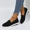 Casual Shoes 2024 Lace-Up Vulcanized Ladies Fashion Solid Color Mesh Breathable Thick Sole Sneakers Zapatos Mujer Tendencia