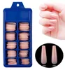 10 Colors 100Pcs Full Cover Matte False Nail Tips Manicure Fake Nails Extension Nail Art False Nails8340107