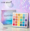 Handaiyan 30 Farben Lidschatten Pallete Shimmer Matell -Neon -Make -up -Palette Glitzer Matt Shades Nackt Mischbares Pigment Pulver6587662