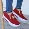 Scarpe casual Donne Sneaker M Stampa la piattaforma con cerniera stampata Plus size Zapatillas Mujer un Sapore Plataforma Feminino