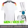 24 Duitsland voetbaltruien 2024 European Cup voetbalshirt Hummels Kroos Gnabry Werner Draxler Reus Muller Gotze Men Kids Kit Fans Player Voetbalshirt
