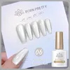 Silbermondlicht Katzenmagnetische Nagellack weiße Licht glitzern Semi Permanent Lack 10m 240425