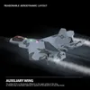 2024 F22S 24G 4CH 3D6G RC AIRPLANE RAPTOR F22 WARPLANE WLTOYS A180 UPGRADE VERSION LED LIGHT MED GYROSCOPE OUT DOOR Toys 240430