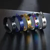 Bandringen hiphop zelfverdediging roestvrijstalen ring gotische punkstijl metal 3 spikes noodhulp mannen en vrouwen doornjuwelier Q240429