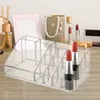Organizador de maquiagem do organizador cosmético 16 decoração espacial para vaidade do lipstick rack de armazenamento lipstick cor de lábio q240429