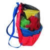 Sand Play Water Fun Children Beach Mesh Toys Storage Bag Kids Folding Sand Away Net Tote Handbag Outdoor Sundries Organizer Handbag d240429