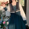 Robes décontractées Sweet Lolita Robe Femmes Spring Elegant Designer Party Midi Femme Slim Kawaii Japonais Korean 2024