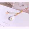 Schlüsselanhänger Lanyards traditionelle Kaninchen Schwein Katze Glocke Kirschblüten Omamori Telefonzubehör Pack Anhänger viel Glück Wealth Charme Paar Geschenk Q240430