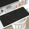 Linee di contorno bianco Black Mouse Pad Gaming XL COMPUTER Home Computer personalizzato MOUSEPAD XXL TACKMAT MOUSE MOUSE COMPUTER DESKTOP MOUSE PAD 240419