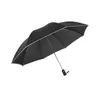 Paraplyer Auto Reverse Paraply dubbelskikt Automatisk 3 vikbar vindtät stort regn