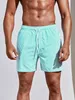 3Dラインスプライシングサーフボード夏のハワイアン水着と水泳パンツを持つ男性向けのビーチ通気性ポリエステルショーツ240416