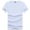 Mäns T-shirts Leisure Style Solid Color Mens T-shirt Cotton Navy Blue Formal T-shirt Summer Top T-shirt Mens Clothing 5Xll2405
