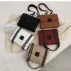 Bag Manhan Lattice Square Crossbody 2024 Mode Hoogwaardige PU Leather Women's Designer Handtas Chain Schouder Balck