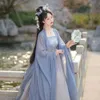 民族服新しい女性hanfu中国古代の伝統的なウェディングドレスファンタジアレディースカーニバルコスチューム古代女性妖精服