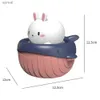 Bath Toys Baby Shower Toy Baby Shower Toy Vibration Color Baby Wind Upper Shower Toy Cartoon Rabbit Whale Water Gamewx