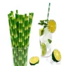 195cm 77quot Biodegradable paper straw Thick Bamboo Drinking Paper Straws For Bar Birthday Wedding Party32391609973415