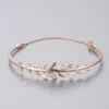 Swarovskis Bracelet Designer Women Oorspronkelijke kwaliteit Luxe Mode Crystal Fresh en Sweet Leaf Bracelet Simple Olive Tree Branch en bladarmband