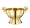 304 Rostfritt stålhjorthuvudörat Kylare Guld Silver Champagne Ice Bucket Champagne Ice Bowl3889435