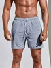 3Dラインスプライシングサーフボード夏のハワイアン水着と水泳パンツを持つ男性向けのビーチ通気性ポリエステルショーツ240416