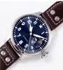 New Mens Watch Automatic Mechanical Pilot le Petit Prince 7 jours Réserve de puissance argenté Black Blue Toie Watches 9973313