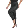 Damen-Leggings hohe Taille PU Lederhose Schwarze dünne Fitness Strumpfhosen weiblich Mode sexy Kleidung plus Größe XL-4xl